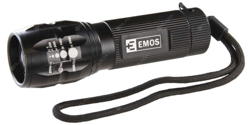 EMOS ruční svítilna 3xAAA 180lm fokus P3830