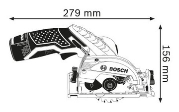 BOSCH 12V Aku okružní pila GKS 12V-26 solo