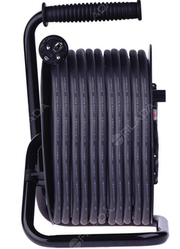 EMOS prodlužovací kabel gumový 25m/3x2,5 buben 4 zásuvky IP44 P084253