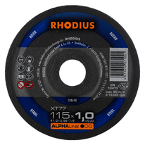  RHODIUS řezný kotouč XT77 115x1,0x22 ALPHAline na ocel 208698