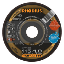 RHODIUS řezný kotouč XT100 115x1,0x22 CERAMICON na nerez 210220