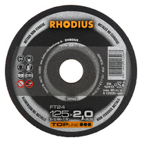  RHODIUS řezný kotouč FT24 125x2,0x22 TOPline na hliník 202460