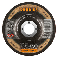 RHODIUS řezný kotouč FTK26 115x2,0x22 ALPHAline na nerez 208728