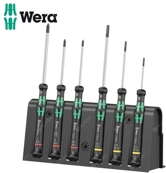 WERA sada šroubováků ploché/PH pro elektroniku - 667170-3-3