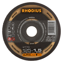  RHODIUS řezný kotouč XT70 125x1,5x22 ALPHAline na nerez 207439