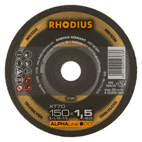 RHODIUS řezný kotouč XT70 150x1,5x22 ALPHAline na nerez