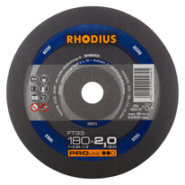  RHODIUS řezný kotouč FT33 180x2,0x22 PROline na ocel 200975
