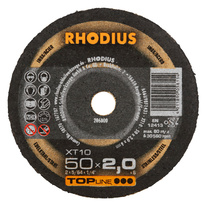 RHODIUS řezný kotouč XT10 MINI 50x2,0x6 TOPline na ocel a nerez 206800