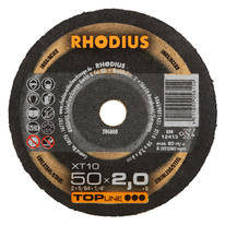 RHODIUS řezný kotouč XT10 MINI 50x2,0x6 TOPline na ocel a nerez 206800