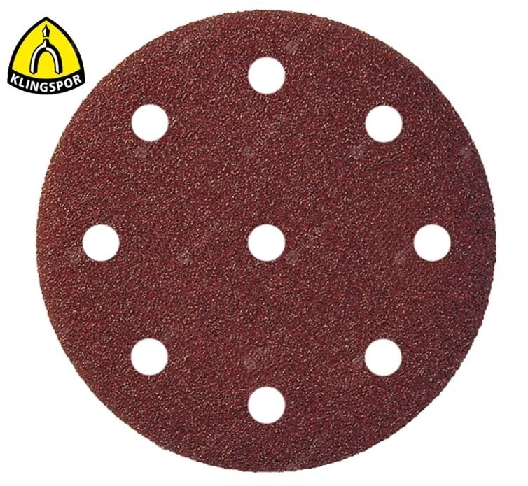 KLINGSPOR brusný disk PS22K suchý zip 125mm 9 otvorů (GLS27)