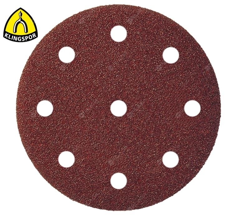 KLINGSPOR brusný disk PS22K 150mm suchý zip 9 otvorů (GLS1) - KLINGSPOR brusný disk PS22K 150mm na suchý zip - 9 otvorů (GLS1)