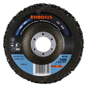 RHODIUS čistící kotouč SVS 125x22 - 1252