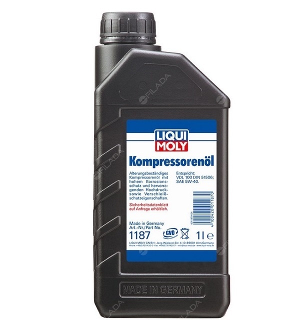 LIQUI MOLY kompresorový olej SAE 5W-40 1L - 1187f1