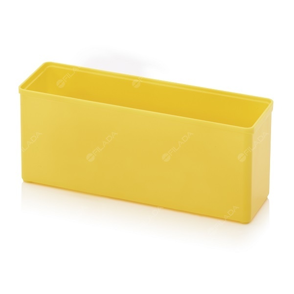 Vkládací box z ABS plastu žlutý 1x3 - SBE13-1003