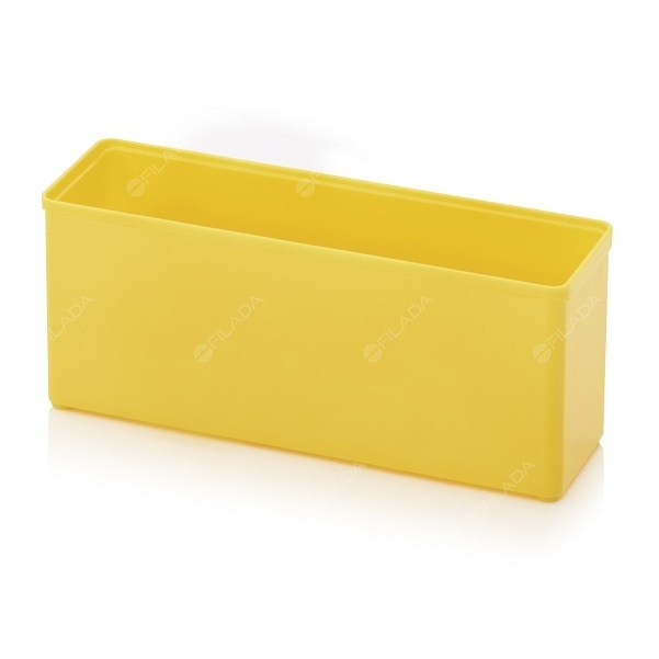 Vkládací box z ABS plastu žlutý 1x3 - SBE13-1003