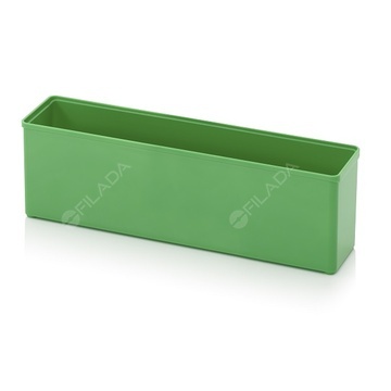 Vkládací box z ABS plastu zelený 1x4