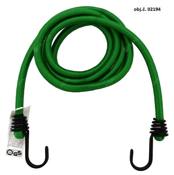 Upínač pružný/gumicuk DOUBLE HOOK TÜV/GS 02194