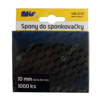 Spony do sponkovací pistole 10x0,75x11,2mm 1000ks - SMJ010