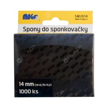 Spony do sponkovací pistole 14x0,75x11,2mm 1000ks - SMJ014