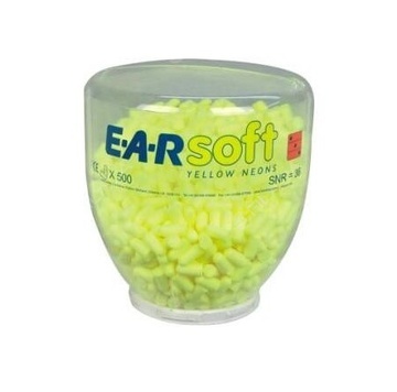 3M EAR SOFT NEON chrániče sluchu - box + náplň 500 párů