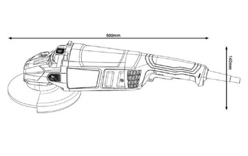 BOSCH úhlová bruska 230mm GWS 2200-230 - 06018C1120f3