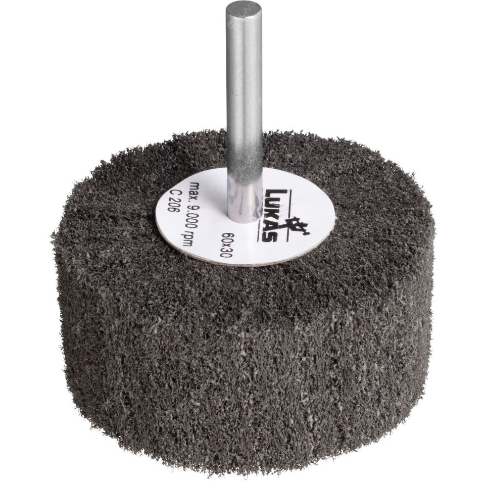 LUKAS brusný vějíř SFV Ø 60mm SiC rouno, stopka 6mm - A2203060306206_Schleiffaecher_SFV_C_p1