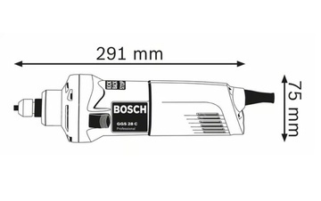 BOSCH přímá bruska 600W GGS 28 C - 0601220000f2