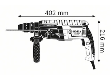 BOSCH vrtací kladivo GBH 2-28 F 3,2J 880W - 0611267600f3