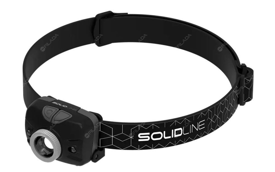 Čelovka SOLIDLINE SH3 Black 350lm/F - 502204