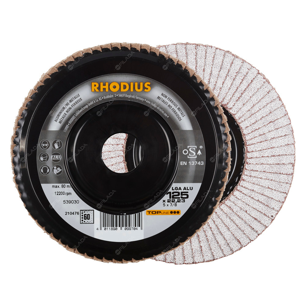 RHODIUS lamelový kotouč LGA ALU 125x22 Z60 na hliník TOPline - 12560