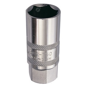 KENNEDY hlavice nástrčná dlouhá na svíčky 1/2'' 6hr. 16mm M10 - KEN5827500K
