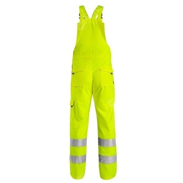 Kalhoty výstražné s náprsenkou NORWICH žluto-modré vel. 50 - 111200315550f2