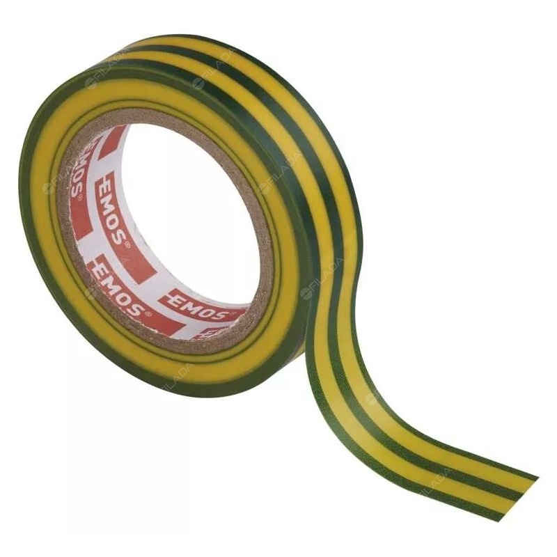 EMOS izolační páska PVC 15mm/10m zelenožlutá - 2001151050