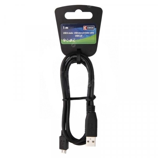 EMOS USB kabel 2.0 A- mikro B 1m Eco SL7401 2333074010