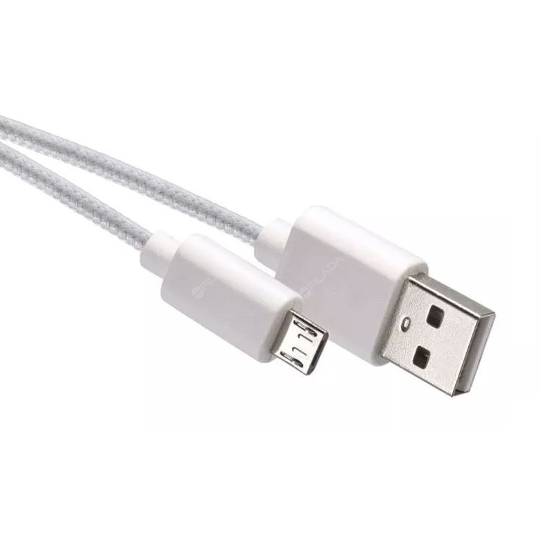 EMOS USB kabel 2.0 A/M - micro B/M 1m bílý, SM7006W - 2335070610