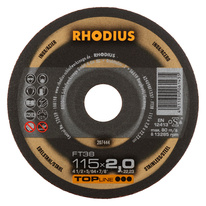 RHODIUS řezný kotouč FT38 125x2,0x22 TOPline na nerez 206377