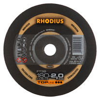  RHODIUS řezný kotouč FT38 180x2,0x22 TOPline na nerez 206374