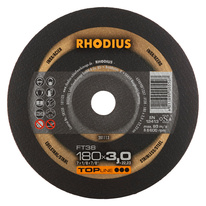  RHODIUS řezný kotouč FT38 180x3,0x22 TOPline na nerez 201113