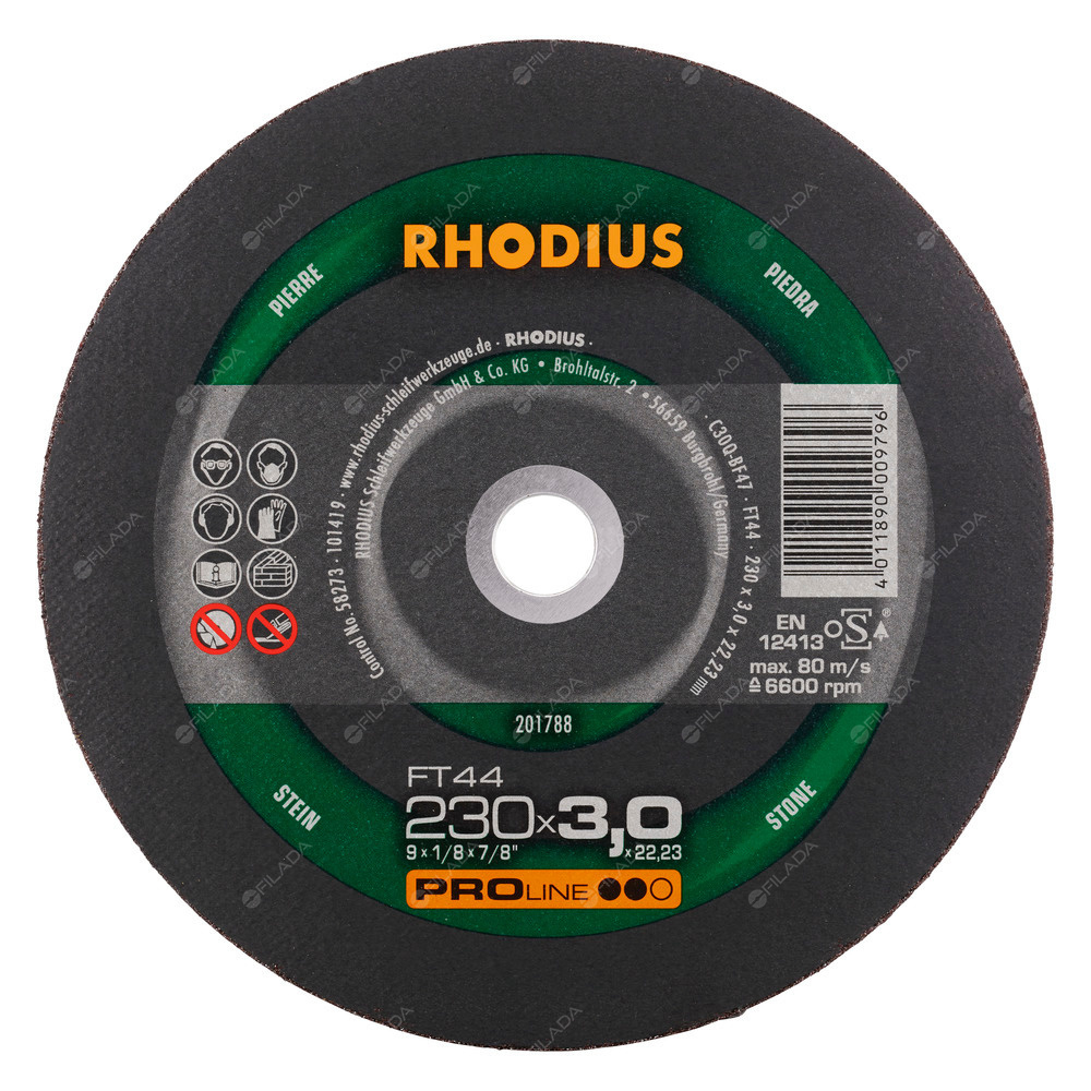 RHODIUS řezný kotouč FT44 230x3,0x16 PROline na hliník -  RHODIUS řezný kotouč FT44 230x3,0x16 PROline na hliník 201788