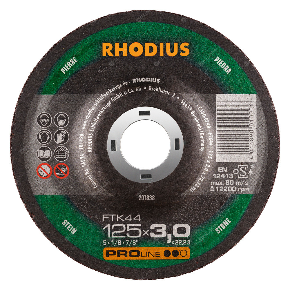 RHODIUS řezný kotouč FTK44 125x3,0x22 PROline na hliník