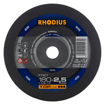 RHODIUS řezný kotouč FT67 180x2,5x22 TOPline na ocel 202403
