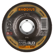  RHODIUS řezný kotouč FTK38 115x3,0x22 TOPline na nerez 201086