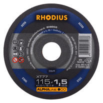 RHODIUS řezný kotouč XT77 115x1,5x22 ALPHAline na ocel
