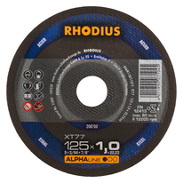  RHODIUS řezný kotouč XT77 125x1,0x22 ALPHAline na ocel 208700