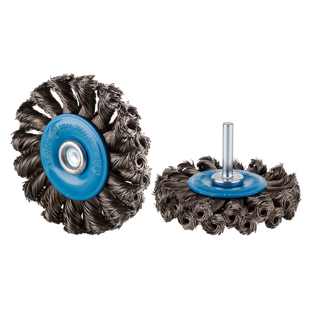 RHODIUS kruhový kartáč SRBZGS 75x16 drát OCEL 0,50, stopka 6mm - 752