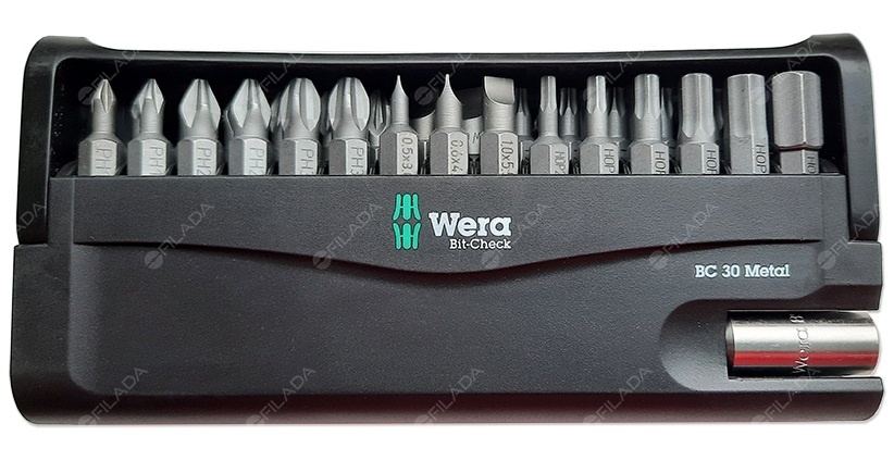 WERA sada bitů 25mm - TOP univerzální výběr 30ks 05057434001M