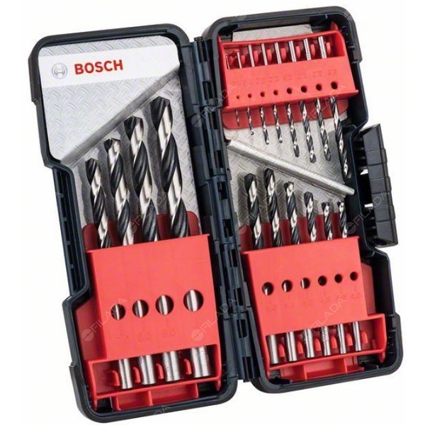 BOSCH sada vrtáků HSS-PointTeQ 1-10mm 18ks - BOSCH sada vrtáků HSS-PointTeQ 1-10mm 18ks 2608577350