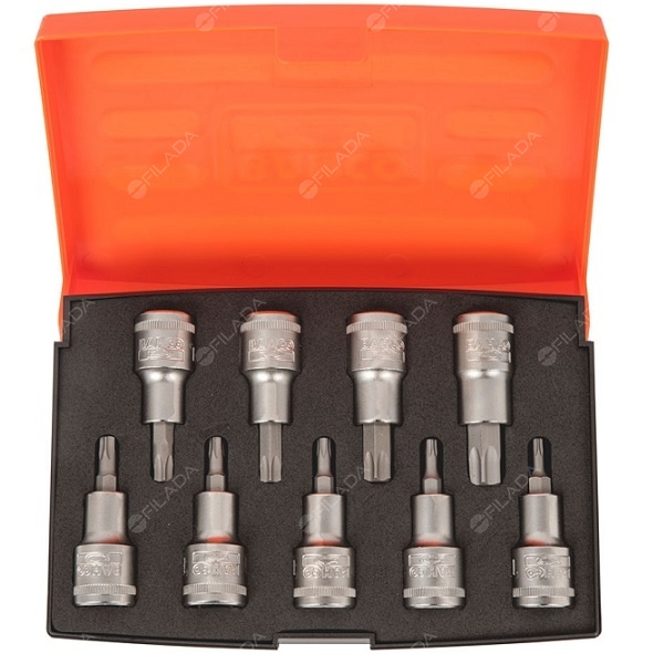 BAHCO S9TORX sada 1/2'' zástrčných hlavic TORX T20-T60/9ks S9TORX
