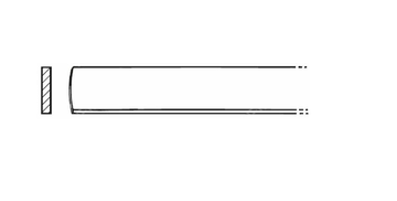 RENNSTEIG plochý škrabák 6x25x250mm - 4602500f2