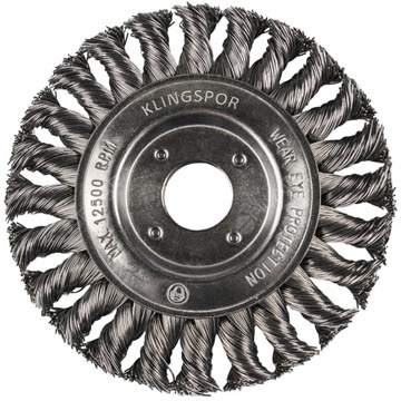 KLINGSPOR kruhový kartáč BR 600 Z 125mm, otvor 22mm 358312